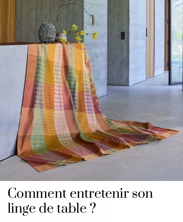 Comment entretenir son linge de table