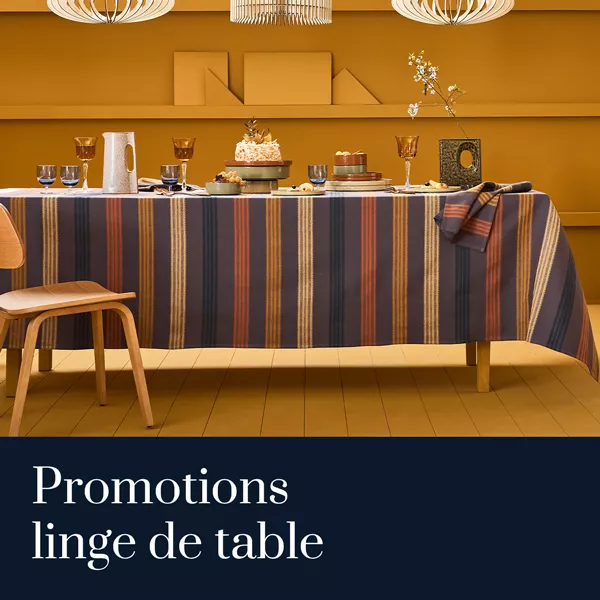 Promotions linge de table