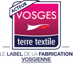 Tissé dans les Vosges, véritable textile made in France